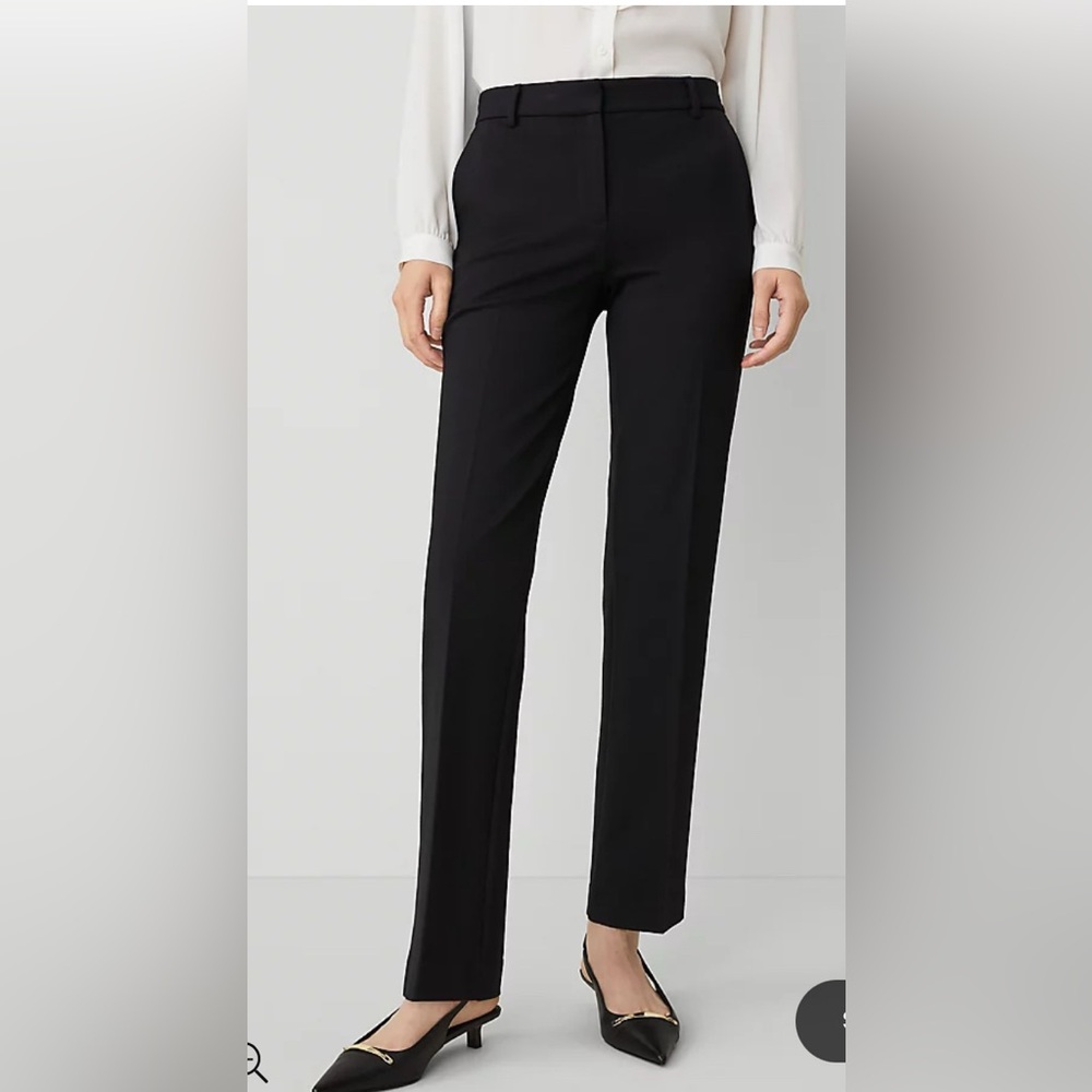 NWT signature straight Ann Taylor black pants